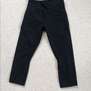 Lululemon Sheer Panel Leggings